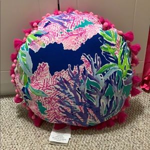 Lilly Pulitzer Round Pillow